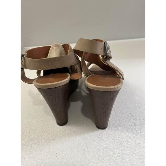 Indigo rd. Sandals women taupe wedge size 9 - Picture 4 of 8